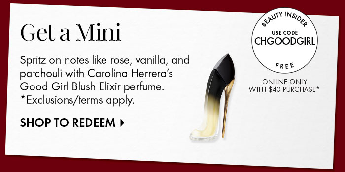 PROMOTION BANNER - CAROLINA HERRERA GOOD GIRL ELIXIR (CAN SUB)
