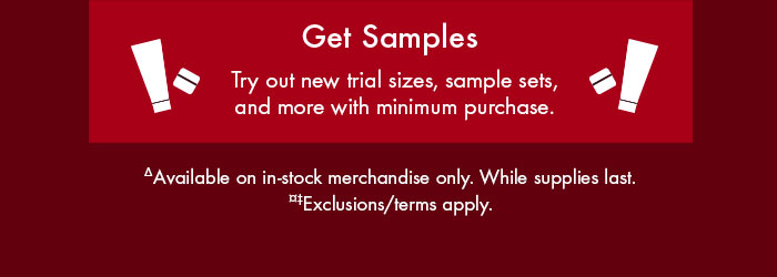 [TGT: ALL ELSE] PROMOTION HERO - BPFP & LWS STARTS TODAY (<500pts) - SAMPLES