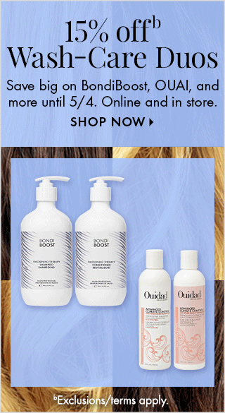 15% off wash care duo