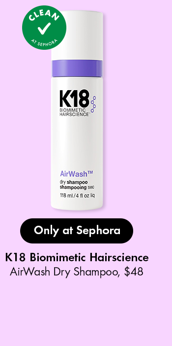 K18 Biomimetic Hairscience AirWash™ Dry Shampoo