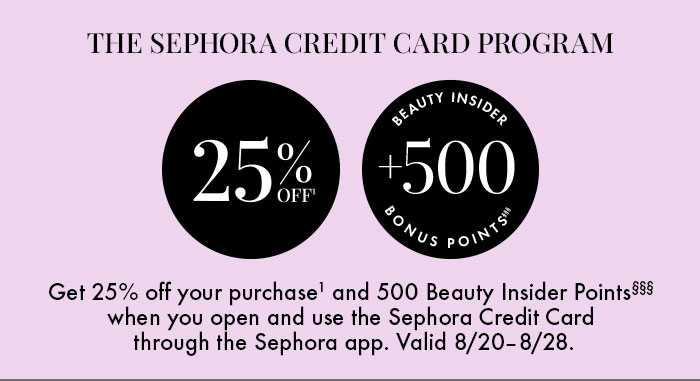 Sephora Credit Card Program