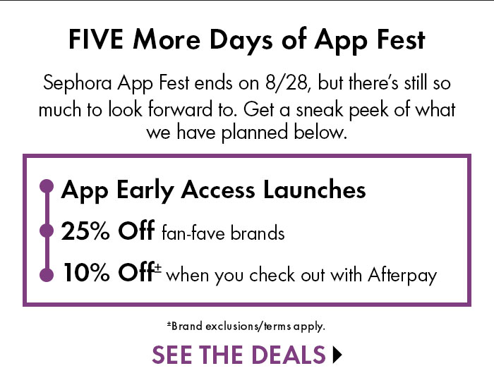 FIVE More Days of App Fest