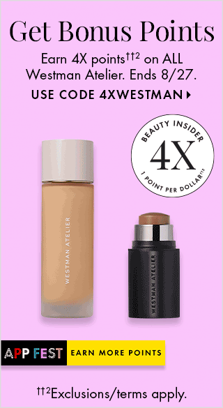 Get 4X Points on ALL Westman Atelier