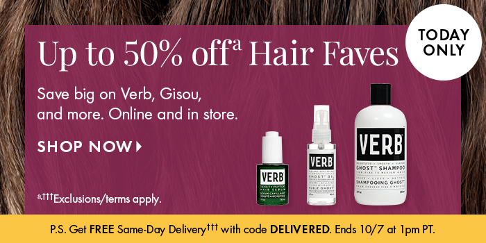 Up to 50% off Hair Faves