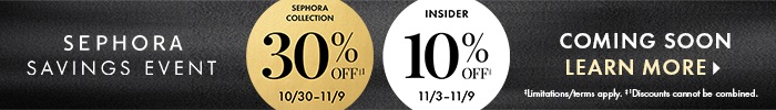 Sephora Savings Event