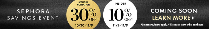 Sephora Savings Event