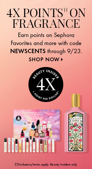 4x points fragrance