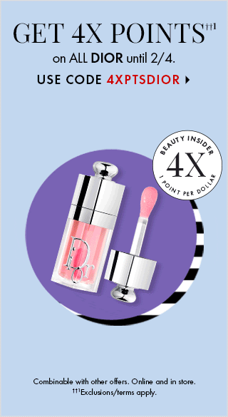 Dior 4x points