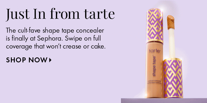Just In from tarte