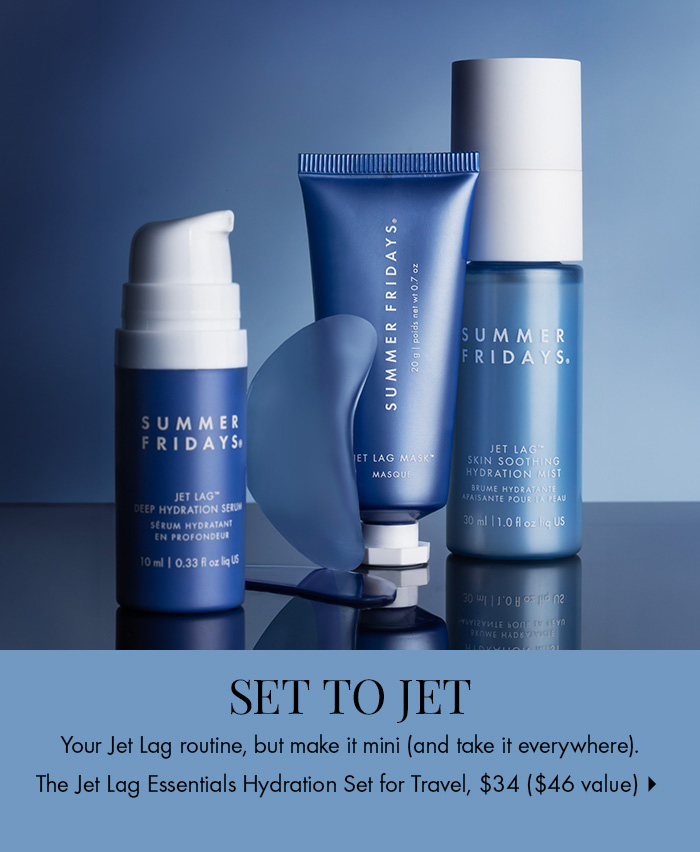 Summer Fridays Jet Lag Mini Essentials Set