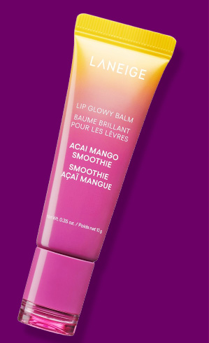 LANEIGE Lip Glowy Balm –&nbsp;Lightweight Hydration Lip Treatment in Acai Mango Smoothie