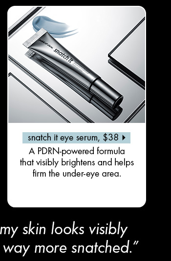 point of view snatch it eye serum with pdrn and peptides