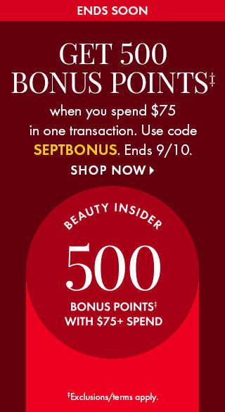 Get 500 Bonus Points