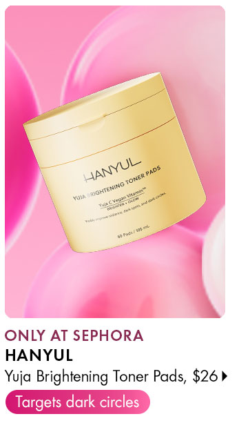 Hanyul Korean Yuja Brightening Toner Pads