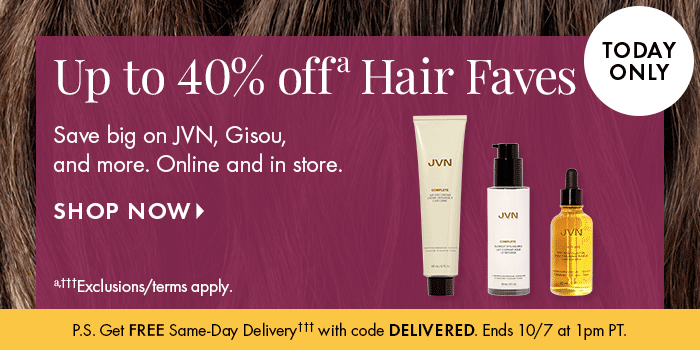 Up to 40% off Hair Faves