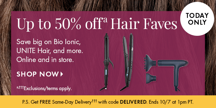 Up to 50% off Hair Faves