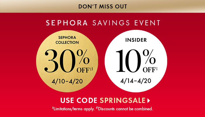 Sephora Savings Event
