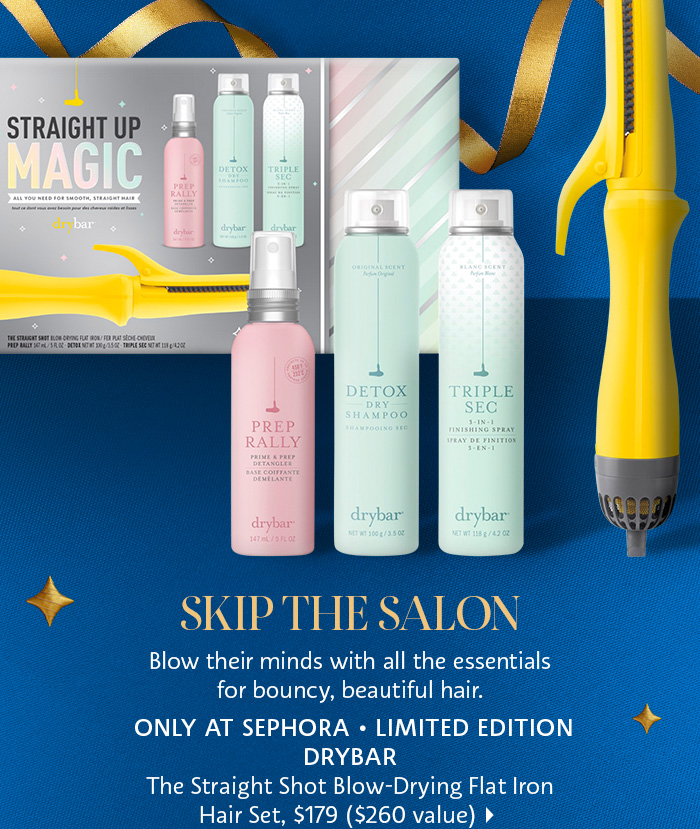 Drybar The Straight Shot Blow-Drying Flat Iron Hair Set