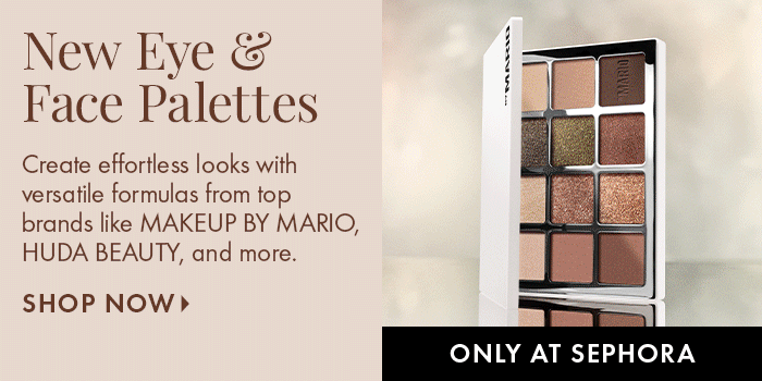 Bottom Banner: New eye and face palettes