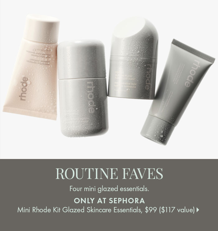 DEDICATED EMAIL - RHODE NEWNESS Mini Rhode Kit Glazed Skincare Essentials