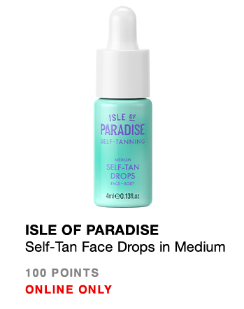 Isle of Paradise Self-Tan Face Drops in Shade Medium