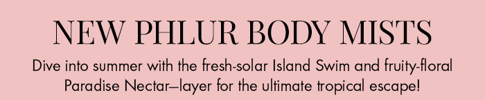 New Phlur Body Mists