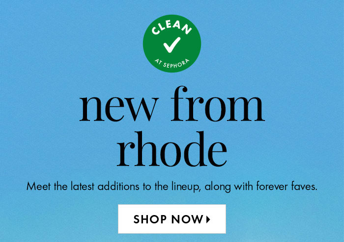 HED/DEK: New from rhode - Shop Now CTA