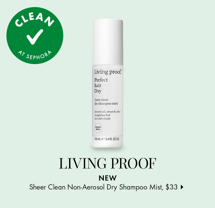 Living Proof Sheer Clean Non-Aerosol Dry Shampoo Mist
