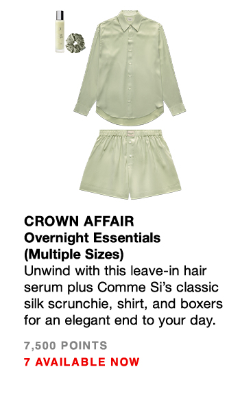 Crown Affair Overnight Essentials
