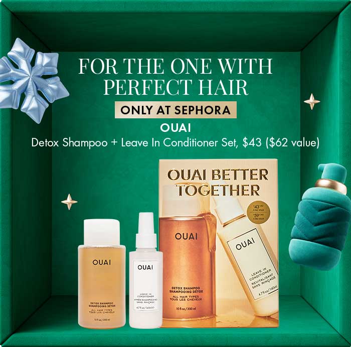 OUAI Detox Shampoo & Leave In Conditioner Set