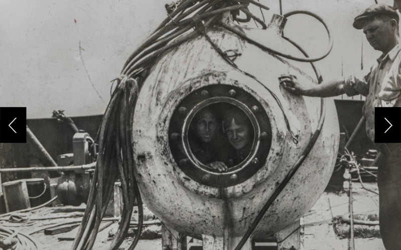 William Beebe and Otis Barton