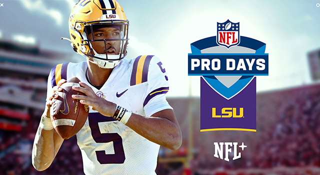 NFL+: Rewatch Jayden Daniels light up LSU's Pro Day