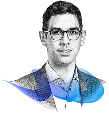 A drawing of Diego Hernandez Diaz