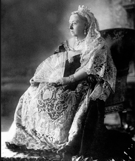 A portrait of Queen Victoria taken in honor of her Diamond Jubilee in 1897.