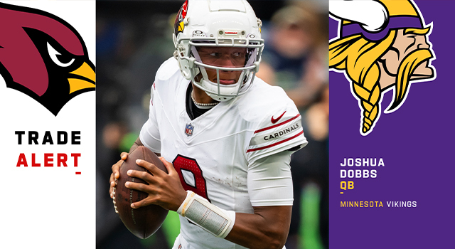 Vikes deal for QB Josh Dobbs after Cousins' injury