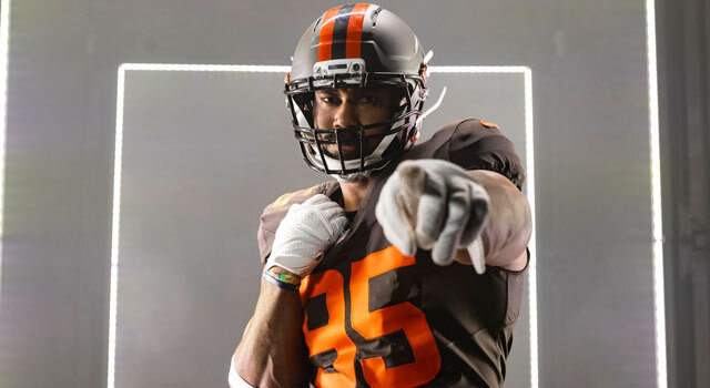 Browns reveal first-ever brown helmet as part of 'Alpha Dawg' alternate uniform