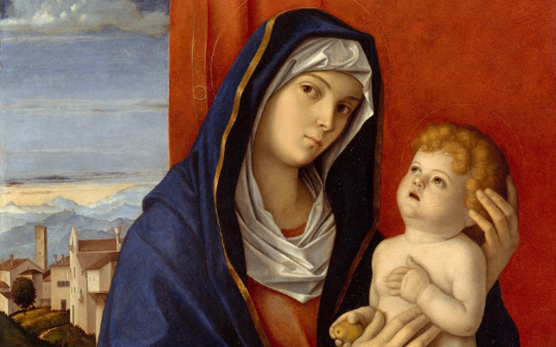 Madonna and Child painting by Giovanni Bellini