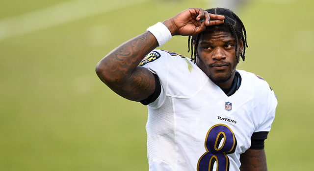 Lamar Jackson back with Ravens