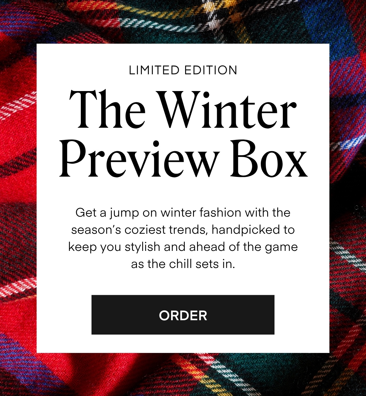 ALWAYS FREE SHIPPING + RETURNS LIMITED EDITION The Best of Dia Box A curated selection of new arrivals from our exclusive brands you know and love: Molly & Isadora, East Adeline, Meri Skye, & Downing Studio, styled with best sellers. PLUS save 25% OFF when you keep all 5 items. ORDER