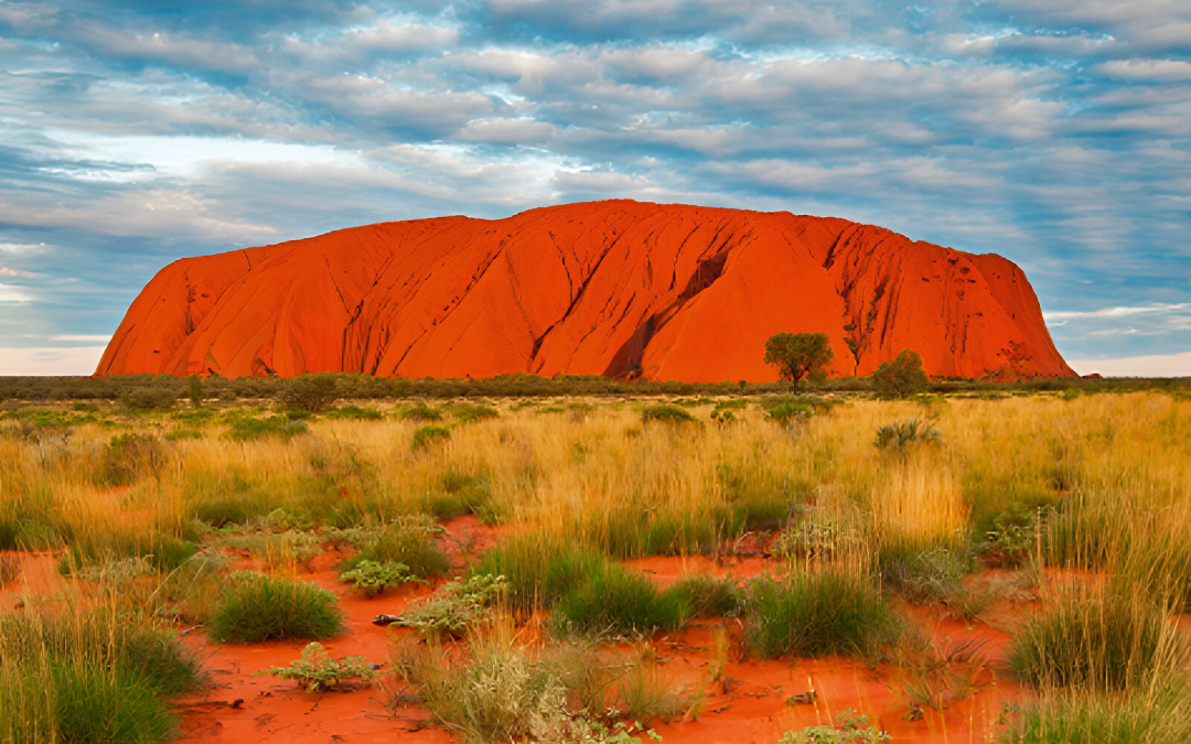 The heart of Uluru-Kata Tjuta National Park in Australia.