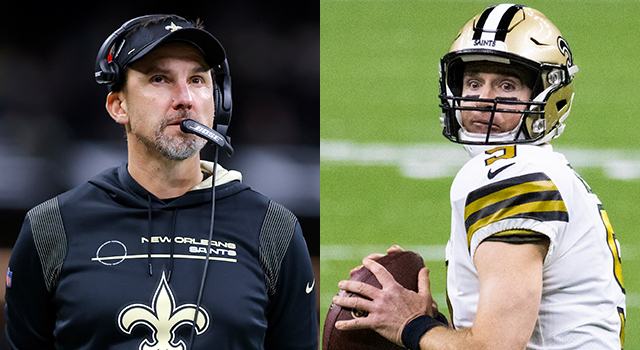 Dennis Allen reacts to Brees tweet