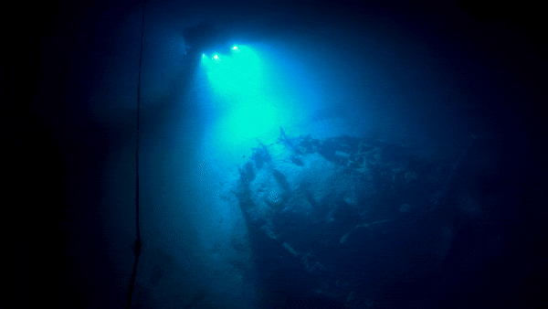 Shipwreck hunters aboard the R/V Nautilus used remotely operating vehicles to discover a sunken Japanese warship known as the IJN Teruzuki from the Battle of Battle of Guadalcanal. 
