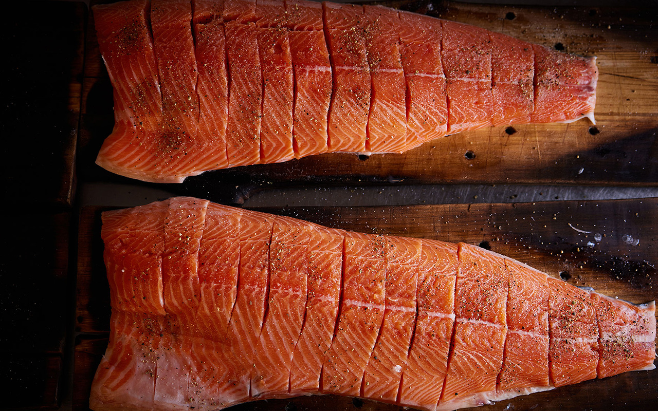 Fatty fish like salmon are a key component of the Nordic diet, which is proven to lower your risk of heart disease and cancer. 