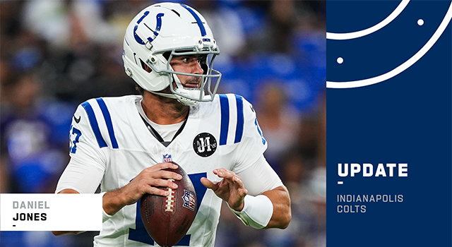 Daniel Jones named Colts' Week 1 starting QB