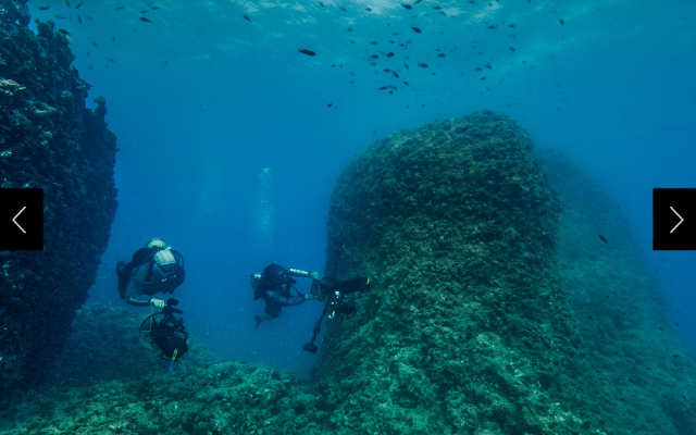 Sunken landscape near the ruins of Taposiris Magna.