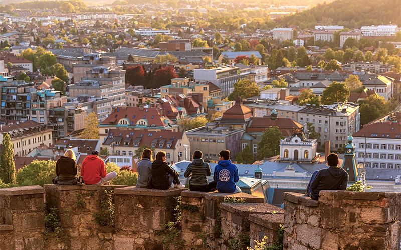 A popular spot for residents and tourists alike, Ljubljana Castle provides the ultimate vantage point for panoramic views of the city.