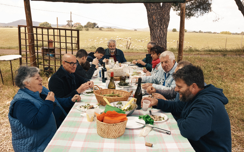 Stanley Tucci, host of the new series Tucci in Italy, ventures beyond Rome to Lazio's less-visited countryside to understand the relationship between the ancient metropolis and rural heartland.