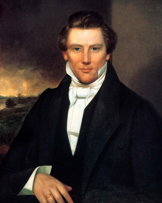 Joseph Smith, Jr., the founder and leader of the Church of Jesus Christ of Latter-day Saints.