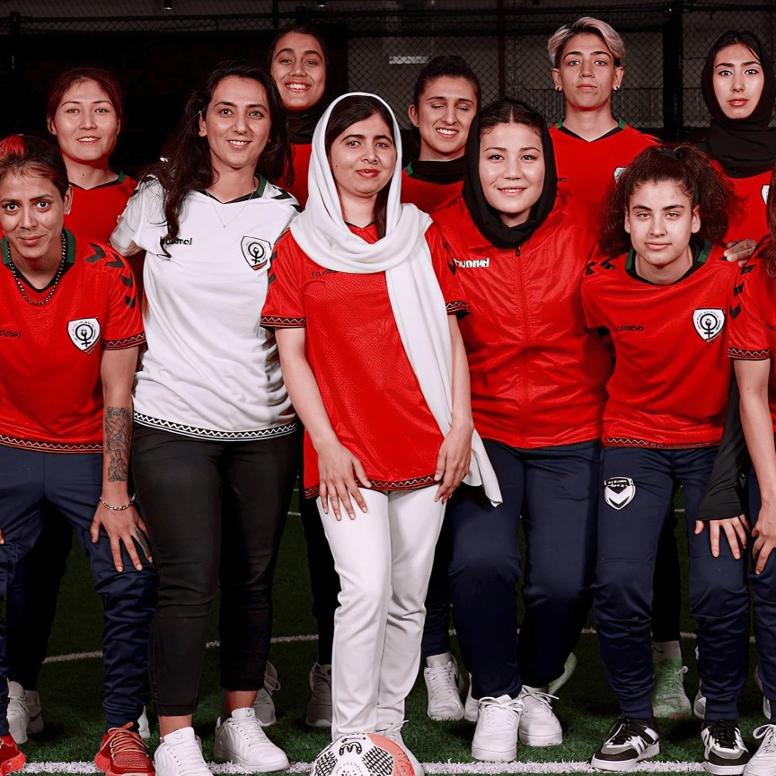 An image linking to the web page “Advocacy meets action: Malala Yousafzai bets big on women’s sports”