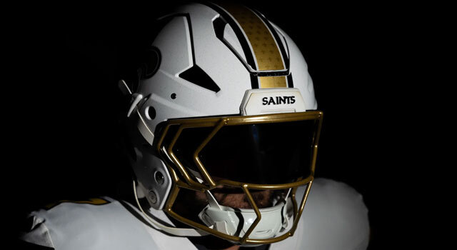 Saints unveil white alternate helmet